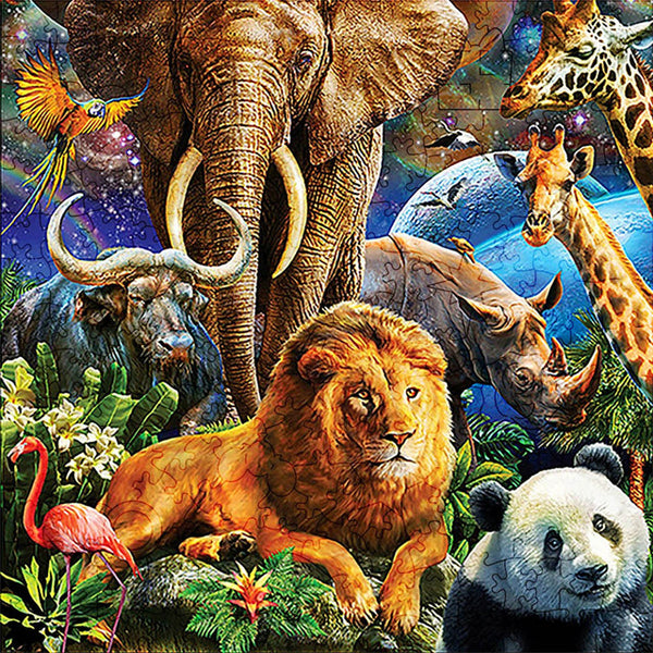 Wooden Puzzle - Animal Kingdom