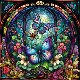 Wooden Puzzle - Purple Butterflies