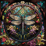 Wooden Puzzle - Gray Dragonfly