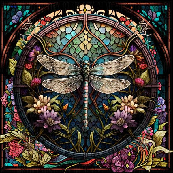 Wooden Puzzle - Gray Dragonfly
