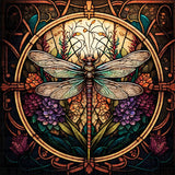 Wooden Puzzle - Silver Dragonfly