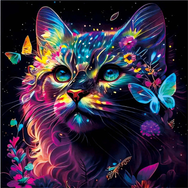 Wooden Puzzle - Ethereal Cat