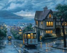Load image into Gallery viewer, Paint by numbers | Tramway at dusk | intermediate new arrivals landscapes cities | Figured'Art
