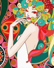Load image into Gallery viewer, paint by numbers | Asian Pop Art | easy portrait world | FiguredArt