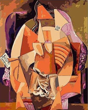 Load image into Gallery viewer, paint by numbers | Abstract Kiss | famous paintings intermediate romance | FiguredArt