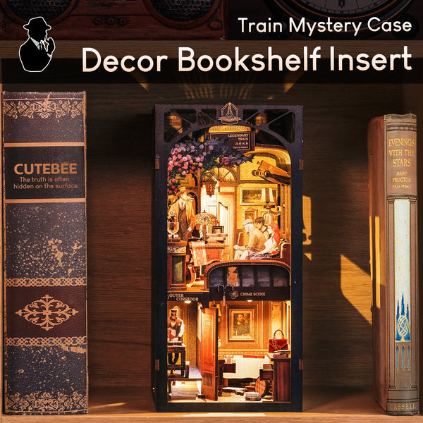 DIY Book Nook Kit - Train Mystery