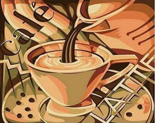 Load image into Gallery viewer, paint by numbers | Love Coffee | easy kitchen | FiguredArt