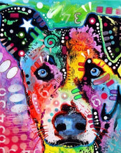 Load image into Gallery viewer, paint by numbers | Dog Fashion Color | advanced animals dogs Pop Art | FiguredArt