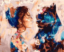 Load image into Gallery viewer, paint by numbers | Panther Sensuality | animals intermediate panthers | FiguredArt