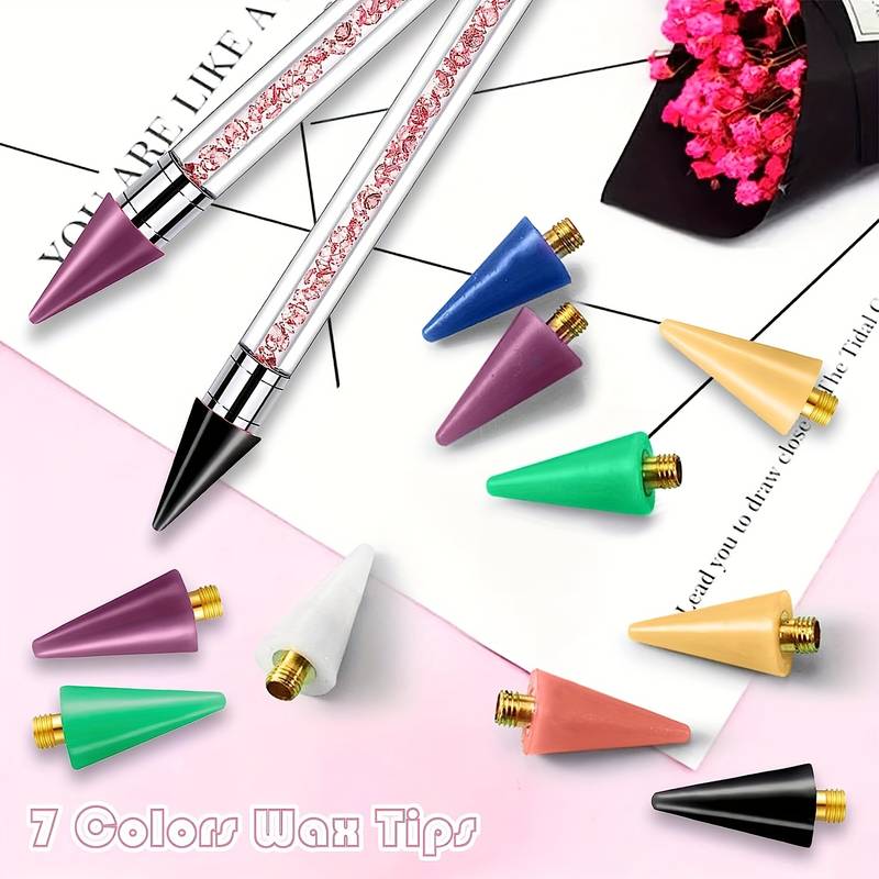 Diamond Painting Crystal Pen Replacement Tips 7 Colors