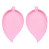 Diamond Painting 1 Pair of Organizational Trays Leaf Design Pink Accessories
