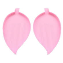 Load image into Gallery viewer, Diamond Painting 1 Pair of Organizational Trays Leaf Design Pink Accessories