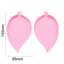 Load image into Gallery viewer, Diamond Painting 1 Pair of Organizational Trays Leaf Design Pink Accessories
