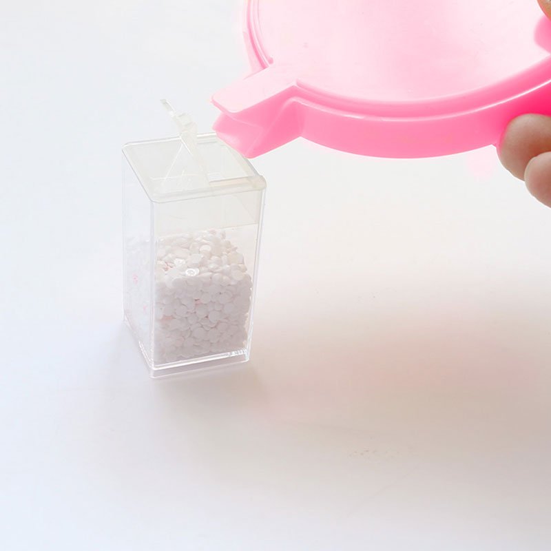 Diamond Painting 1 Pair of Organizational Trays Leaf Design Pink Accessories