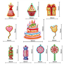 Load image into Gallery viewer, Diamond Painting Pendant 10 Piece Set