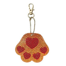 Load image into Gallery viewer, Diamond Painting Pendant Dog Paws 4 Piece Set