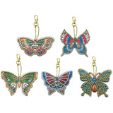Diamond Painting Butterfly Charms Set of 5 Pieces