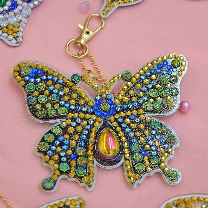 Diamond Painting Butterfly Charms Set of 5 Pieces
