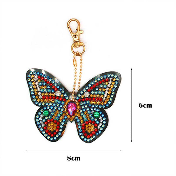 Diamond Painting Butterfly Pendant Set of 6