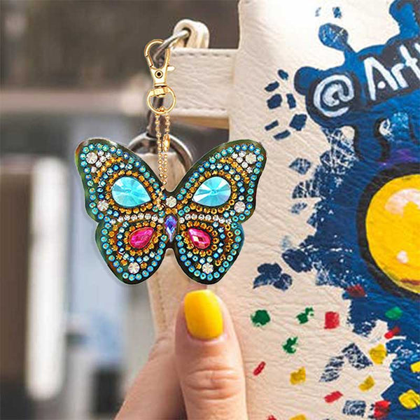 Diamond Painting Butterfly Pendant Set of 6