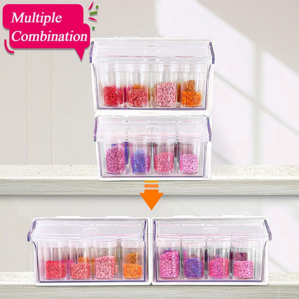 Diamond Painting round storage boxes accessories