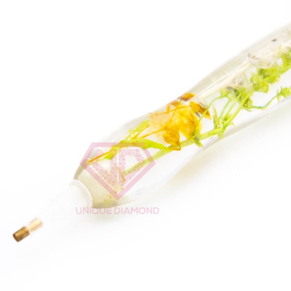 Diamond Painting Ergonomic Premium Pen Green Orange Plants