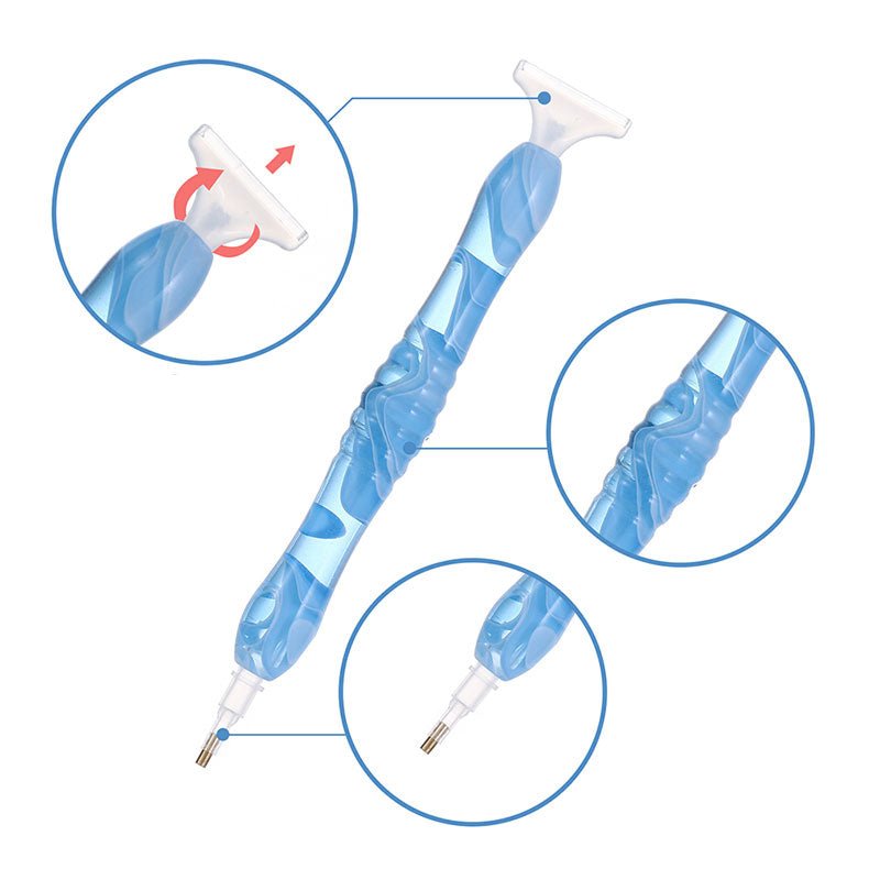 Diamond Painting Premium Pen Light Blue 5 Variants