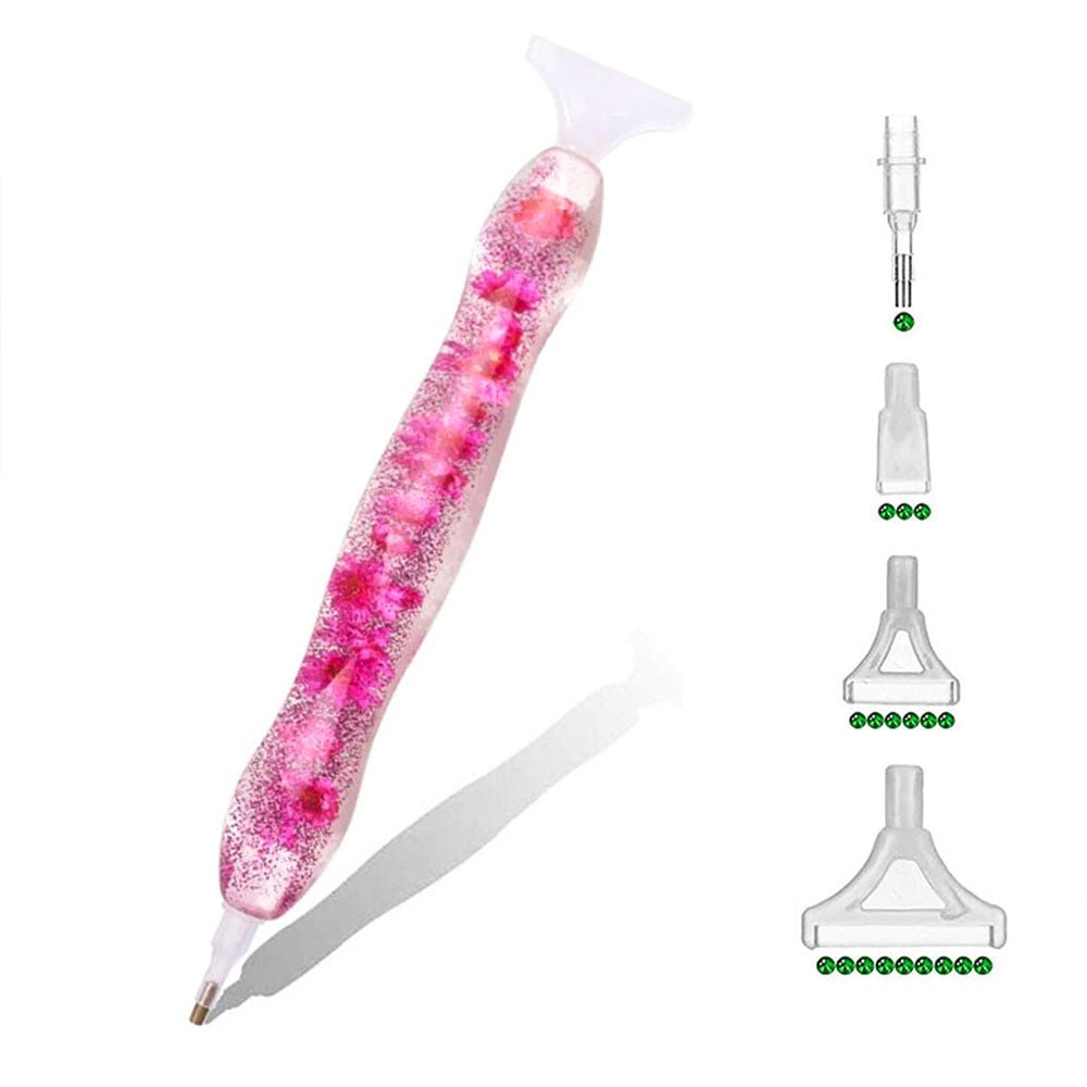 Diamond Painting Ergonomic Premium Pen Pink Flowers 5 Variations