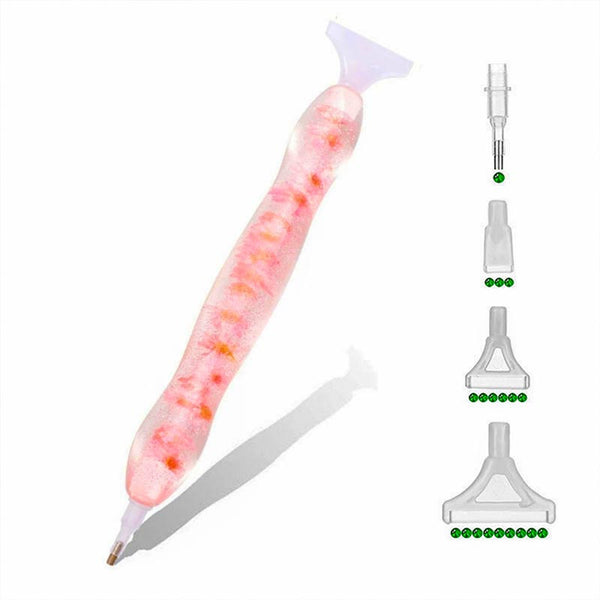 Diamond Painting Ergonomic Premium Pen Pink Flowers
