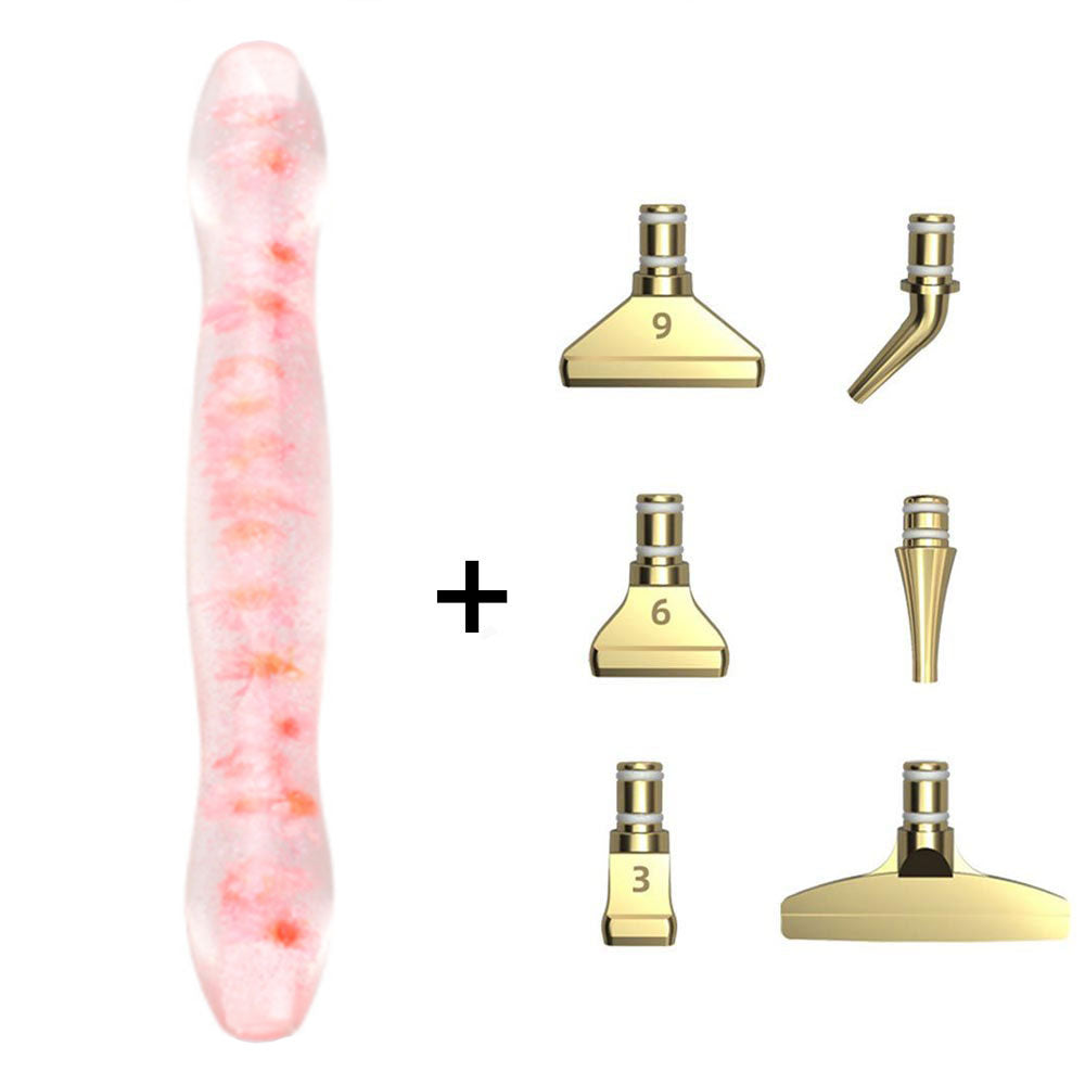 Diamond Painting Ergonomic Premium Pen Pink Flowers