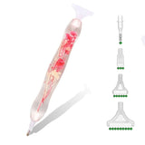 Diamond Painting Ergonomic Premium Pen with Pink Flowers