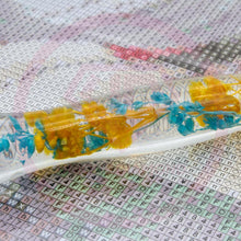 Load image into Gallery viewer, Diamond Painting Ergonomic Premium Pen Turquoise Orange Plants