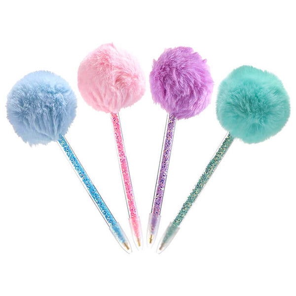 Diamond Painting glitter pen with hairball 4 colors accessory