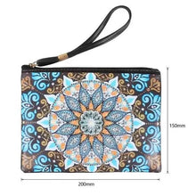 Load image into Gallery viewer, Diamond Painting Wrist Bag Mandala Blue