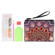 Load image into Gallery viewer, Diamond Painting wrist bag red peacock