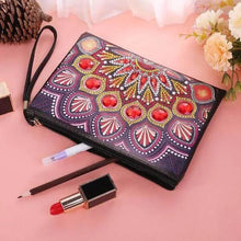 Load image into Gallery viewer, Diamond Painting wrist bag red peacock