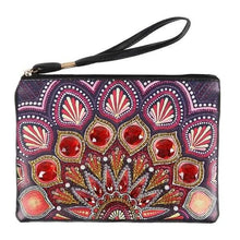 Load image into Gallery viewer, Diamond Painting wrist bag red peacock