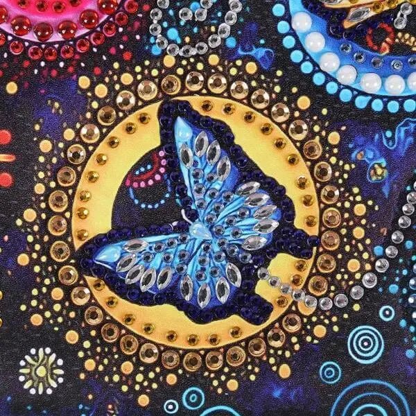 Diamond Painting Wrist Bag with Butterfly