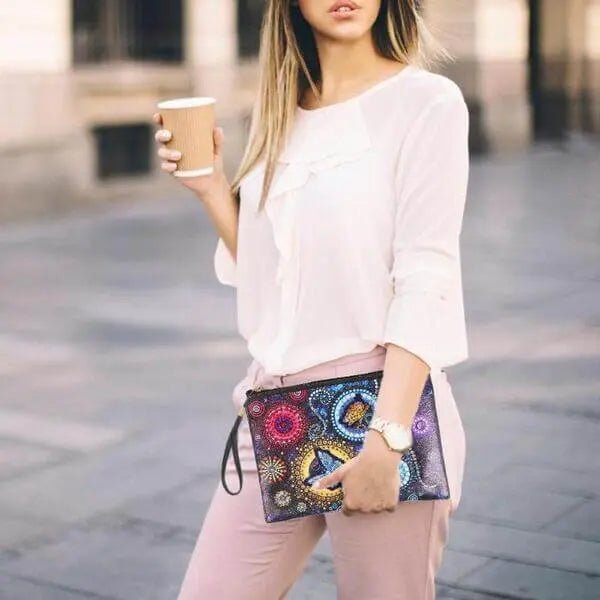 Diamond Painting Wrist Bag with Butterfly