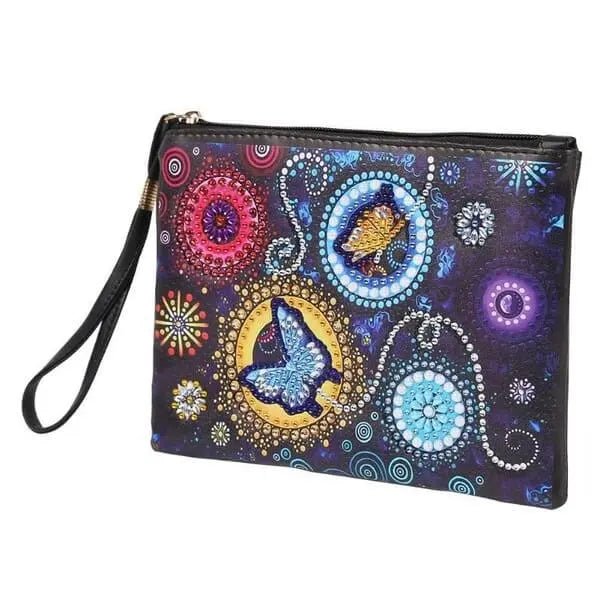 Diamond Painting Wrist Bag with Butterfly