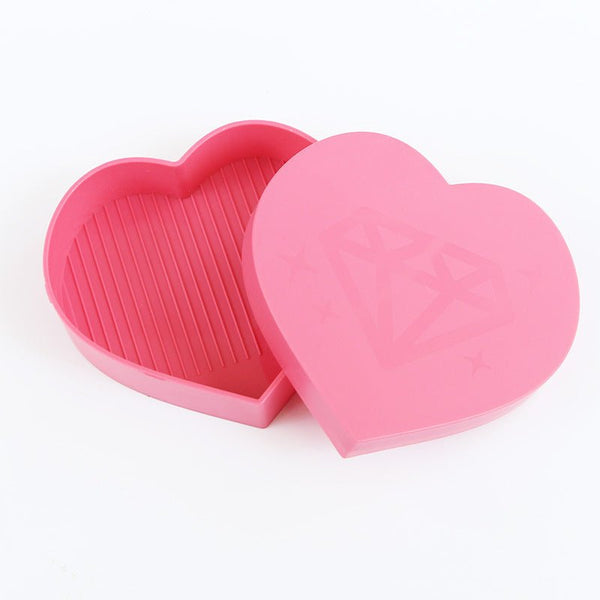 Diamond Painting heart-shaped organizational tray accessory