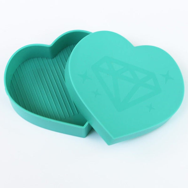 Diamond Painting heart-shaped organizational tray accessory