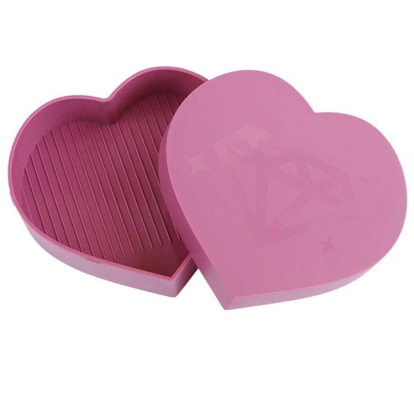 Diamond Painting heart-shaped organizational tray accessory
