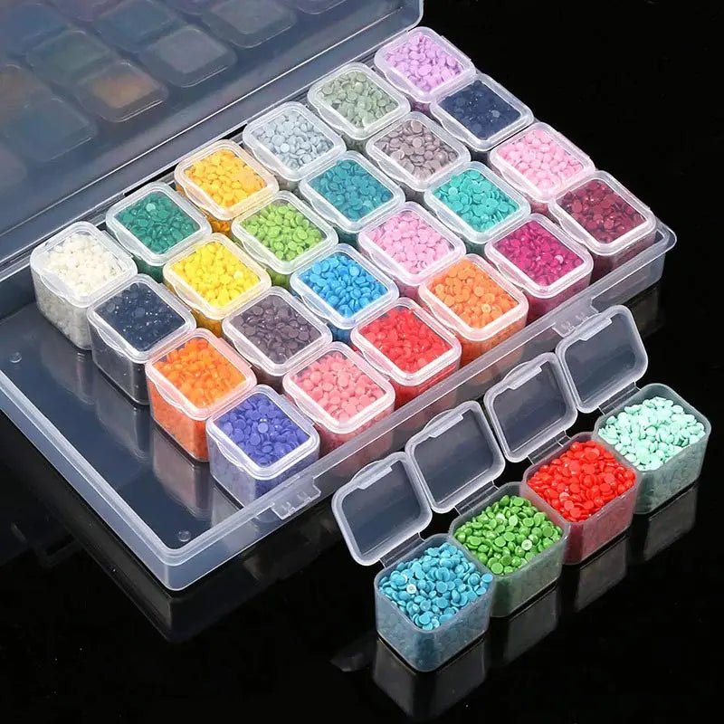Diamond Painting L Storage Box with 28 Compartments Accessories