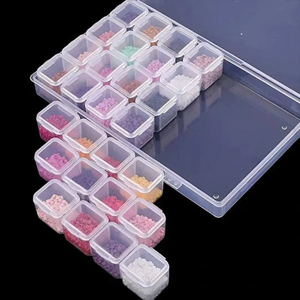 Diamond Painting L Storage Box with 28 Compartments Accessories