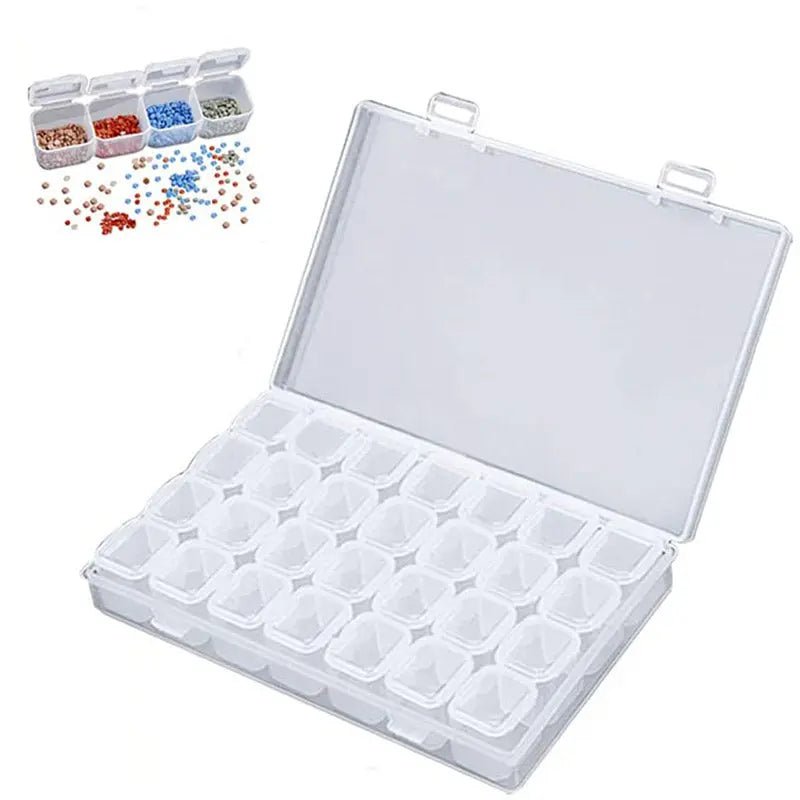 Diamond Painting L Storage Box with 28 Compartments Accessories