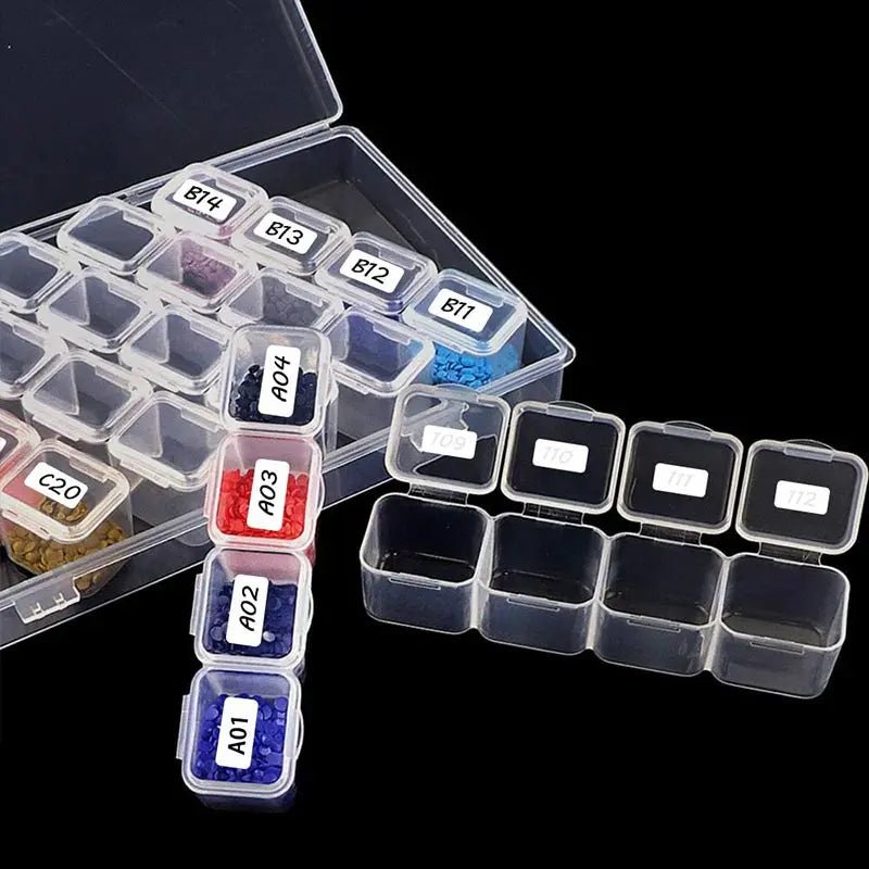 Diamond Painting L Storage Box with 28 Compartments Accessories
