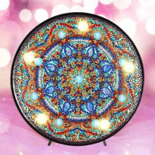 Load image into Gallery viewer, Diamond Painting LED Lamp Blue Mandala Star