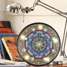 Load image into Gallery viewer, Diamond Painting LED Lamp Blue Mandala Star