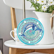 Load image into Gallery viewer, Diamond Painting LED Lamp Dolphins